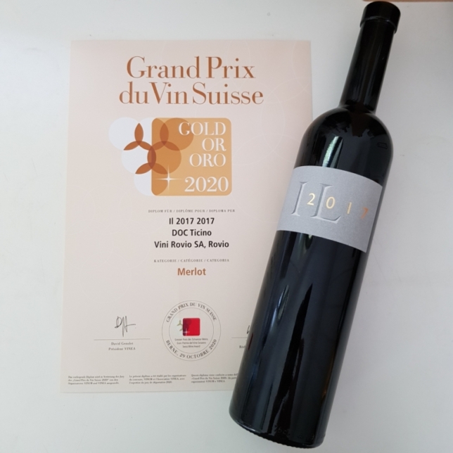 Grand Prix du Vin Suisse Medaglia d'oro IL 2017